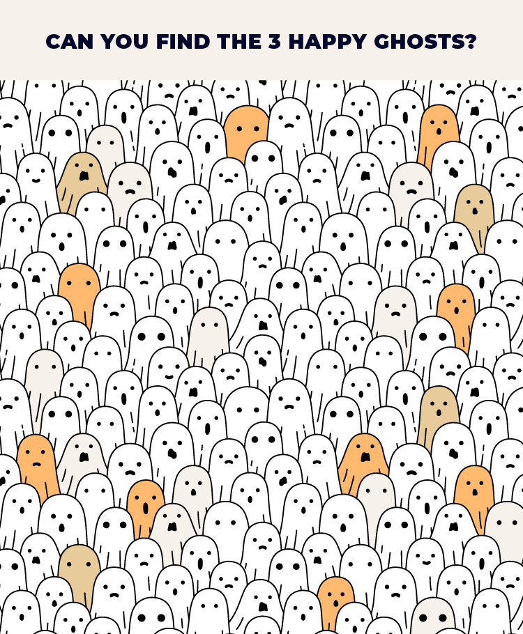3 Happy Ghosts