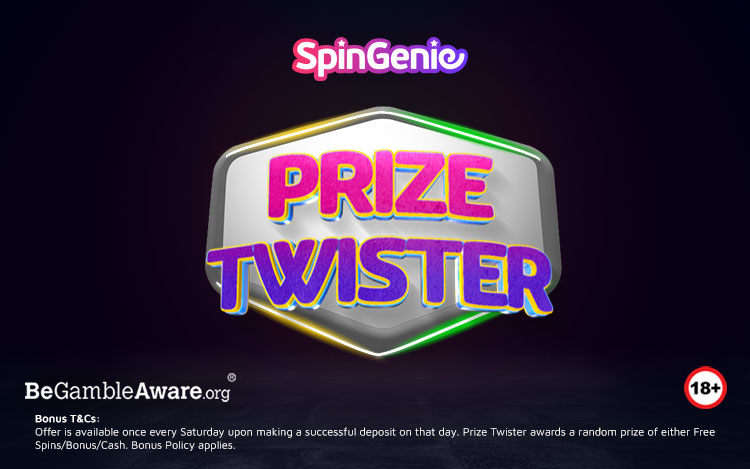Experience Prize Twister Every Saturday At SpinGenie!