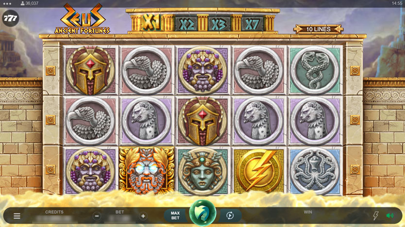 Ancient Fortunes Zeus Slot