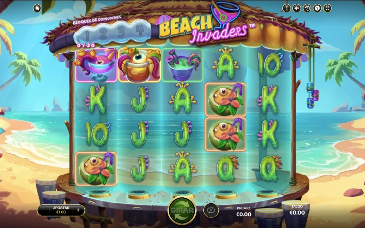 Beach Invaders Slot Online