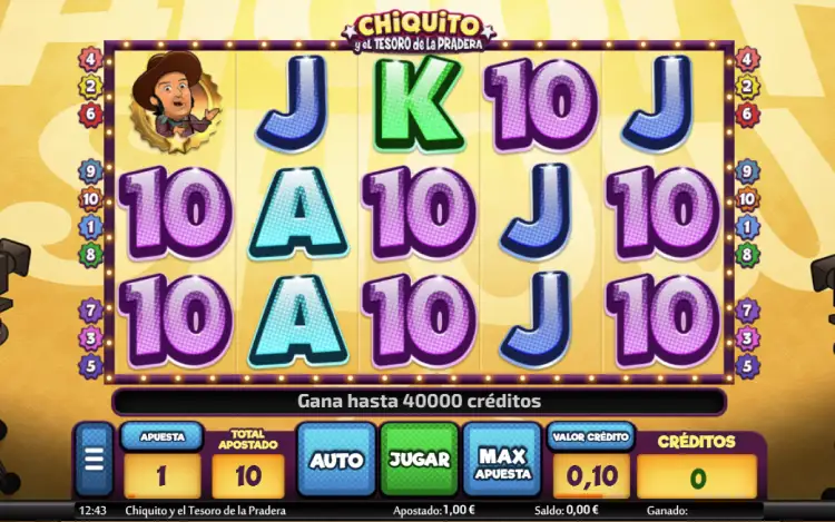 Chiquito y el Tesoro de la Pradera Slot Online