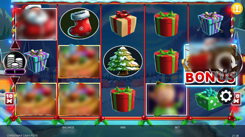 Christmas Cashpots Slot Gameplay