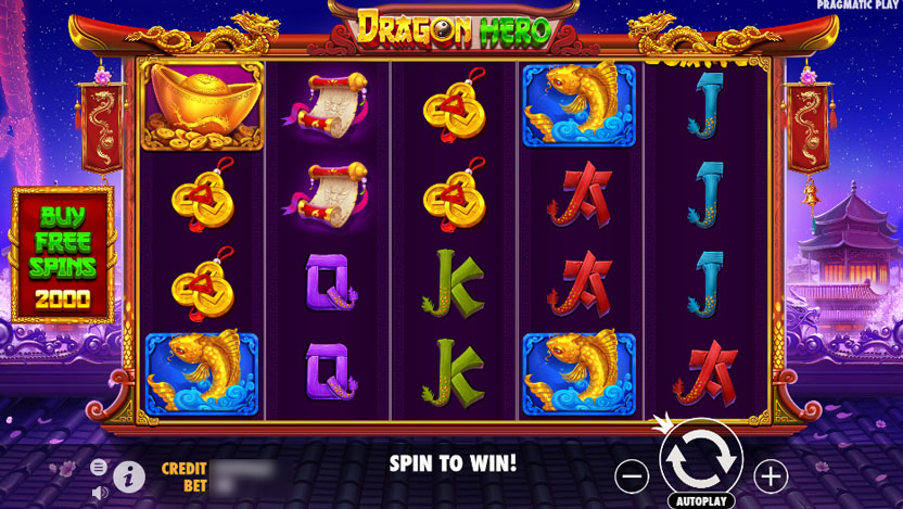 Dragon Hero Slot Gameplay