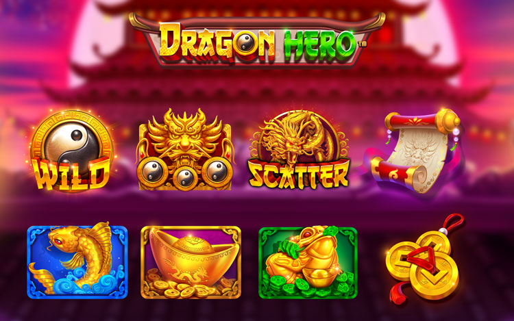 Dragon Hero Slot Symbols