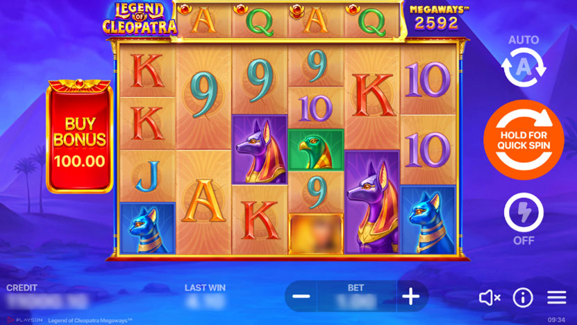 Legend of Cleopatra Megaways Slot