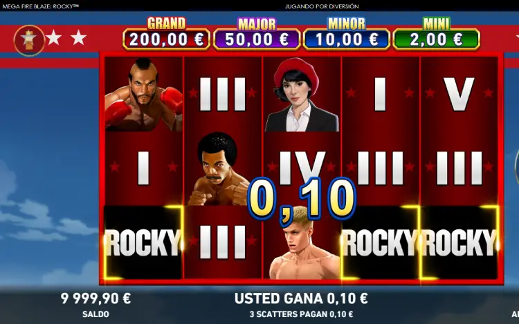 Mega Fire Blaze Rocky Slot Online