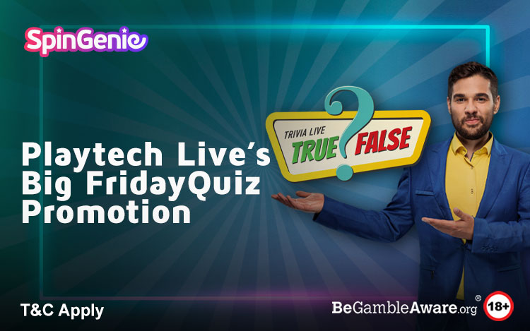 Playtech Live Big Friday Quiz Promo