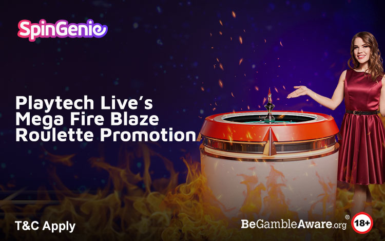 Playtech Live's Mega Fire Blaze Roulette Promo