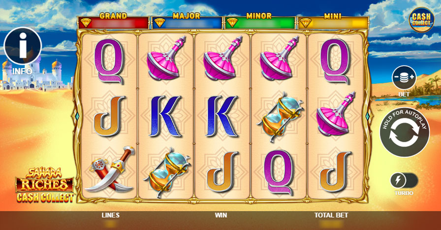 Sahara Riches Cash Collect Slot