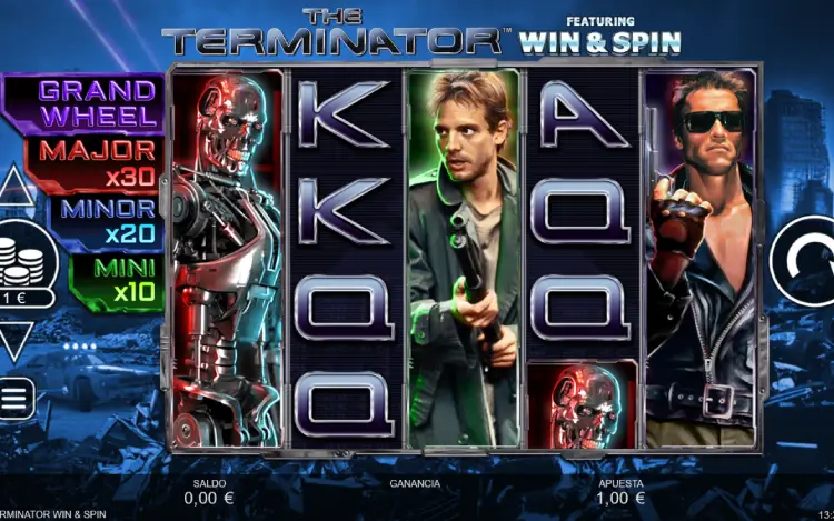 The Terminator Win and Spin Slot Online