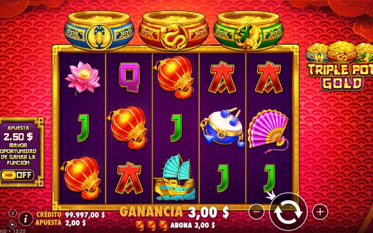 Triple Pot Gold Slot Online