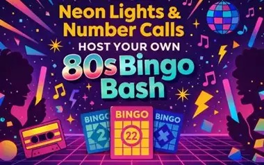 Neon Lights & Number Calls: Host Your Own 80s Bingo Bash