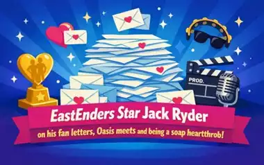 Eastenders Star Jack Ryder on his fan letters, Oasis meets and being a soap heartthrob