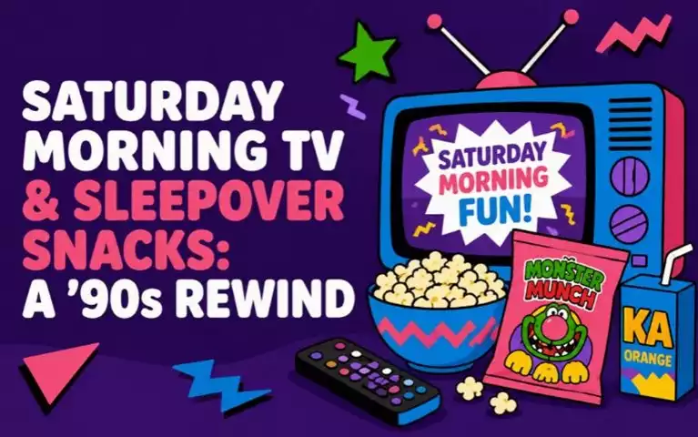 Saturday Morning TV & Sleepover Snacks: A '90s Rewind
