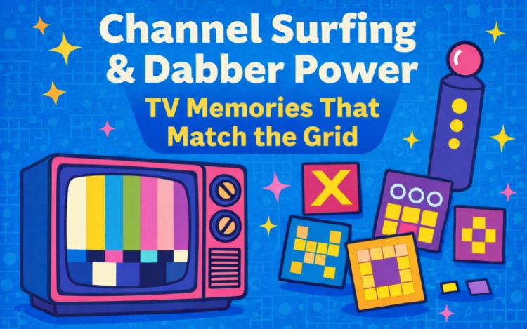 Channel Surfing & Dabber Power: TV Memories That Match the Grid