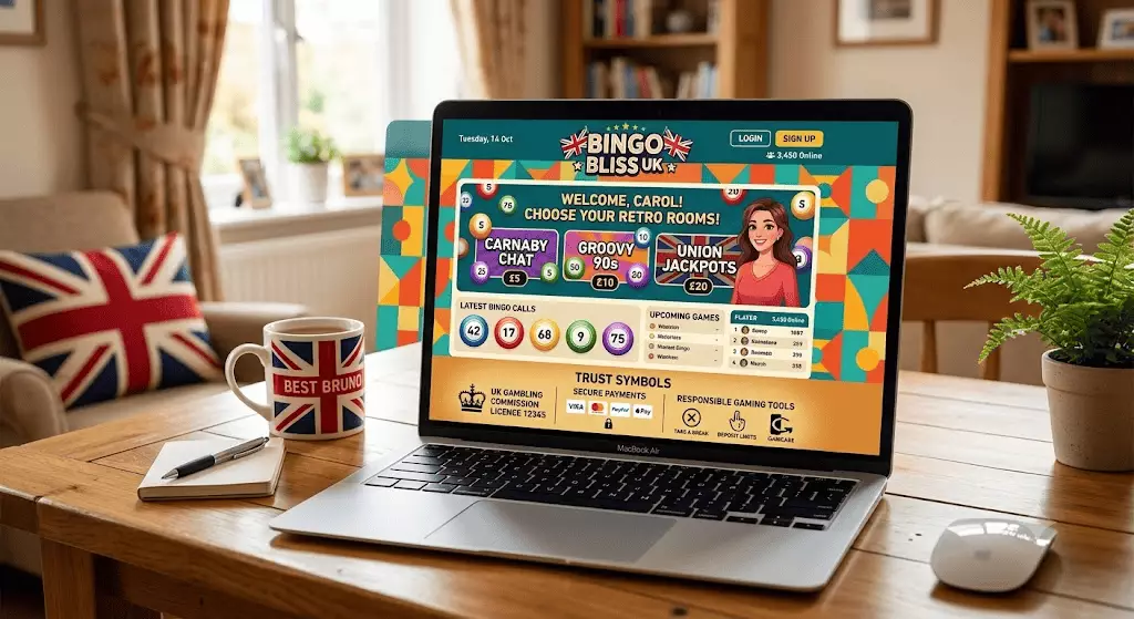 Trusted online bingo website displaying security and licensing features
