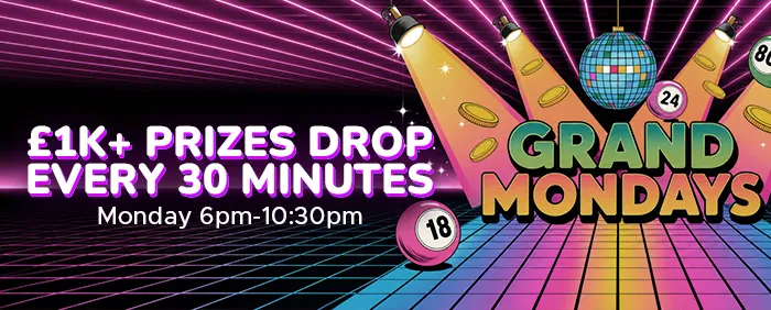 £17.5k Monday Bingo Boost