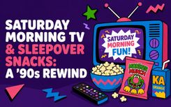 Saturday Morning TV & Sleepover Snacks: A '90s Rewind