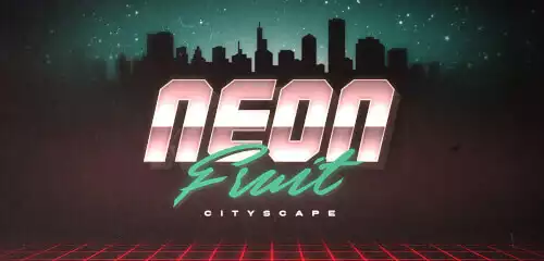 Neon Fruity Cityscape