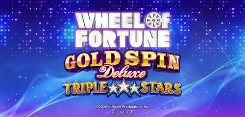 Wheel of Fortune Gold Spin Deluxe Triple Stars