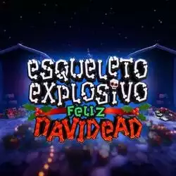Esqueleto Explosivo Feliz Navidead