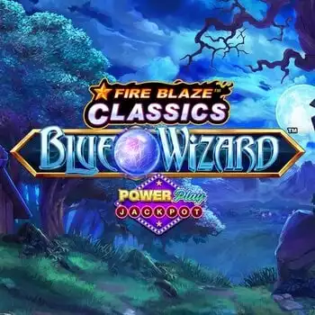 Fire Blaze Blue Wizard PowerPlay Jackpot